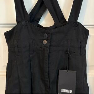 Vintage Mission Day Cross Back Dress. Reformation One of a Kind. Size 5